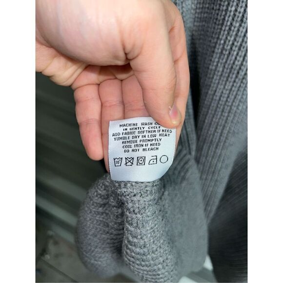 The Beach People Gray Knit Open Cardigan Size M/L - Picture 10 of 10
